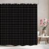 TYHKXAI Chevron Shower Curtain, Black and White Geometric Lines, Polyester, 140 x 190 cm view 1