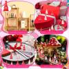 Valentine’s Day Gnome Decorations, 30-Piece Mini Figure Set view 4