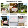 Outdoor Water Tank with Faucet, Double-Lid Drinking Water Container, 25 L (43 × 27 × 27 cm) view 3