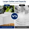 Outdoor Water Tank with Faucet, Double-Lid Drinking Water Container, 25 L (43 × 27 × 27 cm) view 4