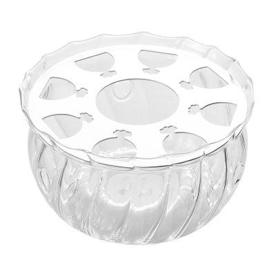 SHINEOFI Tea Light Warmer with Elegant Glass and Iron Design