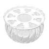 SHINEOFI Tea Light Warmer with Elegant Glass and Iron Design view 1