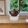SHINEOFI Tea Light Warmer with Elegant Glass and Iron Design view 4