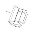 Geometric Glass and Tin Terrarium for Plants, Table Decor view 2