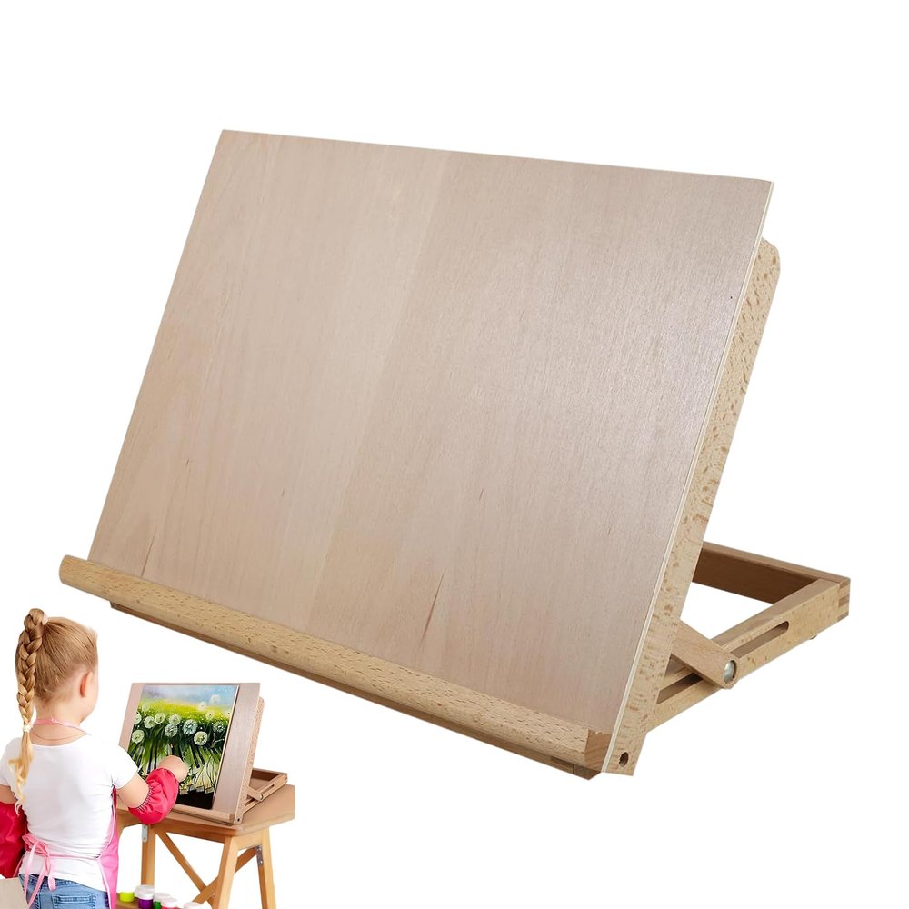 Adjustable-Angle Tabletop Painting Easel