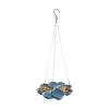 Outdoor Bird Feeder with Flower-Shaped Water Dish view 1