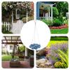 Outdoor Bird Feeder with Flower-Shaped Water Dish view 4