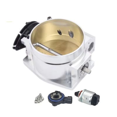 Throttle Body for Cadillac CTS V-Series LS1-LS7 LSX, 102/92 mm, 4-Bolt, Silver