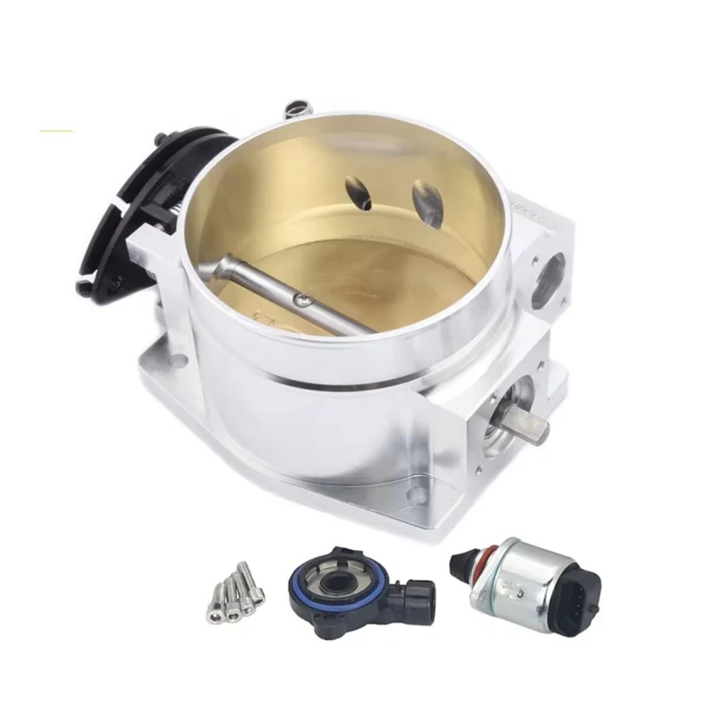 Throttle Body for Cadillac CTS V-Series LS1-LS7 LSX, 102/92 mm, 4-Bolt, Silver