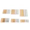 RhineCart Basics Scientific Density Cube Set, Precision-Polished, 24 Cuboids for Laboratory and School Use, with Storage Box in Copper, Aluminum, Iron, and Wood view 1