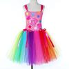 Girls' Costume Dress with Headband, Red Polka-Dot Tulle Princess Dress view 2