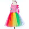 Girls' Costume Dress with Headband, Red Polka-Dot Tulle Princess Dress view 4