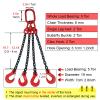 Generic G80 4-Leg Chain Sling with Hooks, 5-Ton Capacity, 250 cm view 2