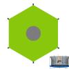 Waterproof Canvas Tarp for Outdoor Activities, Ox-Weave Fabric, Ideal for Camping, Water Sports, and Leisure view 1
