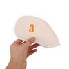 Supvox 12-Piece White Fabric Golf Iron Headcovers, Numbered Protective Covers view 4