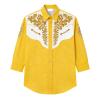 Men's Western Cowboy-Style 3D-Print Shirt, White view 3