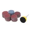 NOLITOY 100-Piece Flocked Sanding Disc Set, Assorted-Grit Sandpaper for Rotary Tools, Wet and Dry Sanding for Wood, Metal, and Furniture view 1
