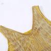 Women's V-Neck Fringe Dress, 1920s Charleston & 1970s Disco Costume view 2