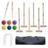 Croquet Set, Spike Ball Set, Fun Outdoor Lawn Game view 1
