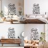 “Good Things Take Time” Hand-Drawn Motivational Quote Vinyl Wall Sticker, Black, 50.4 x 69.3 cm view 4
