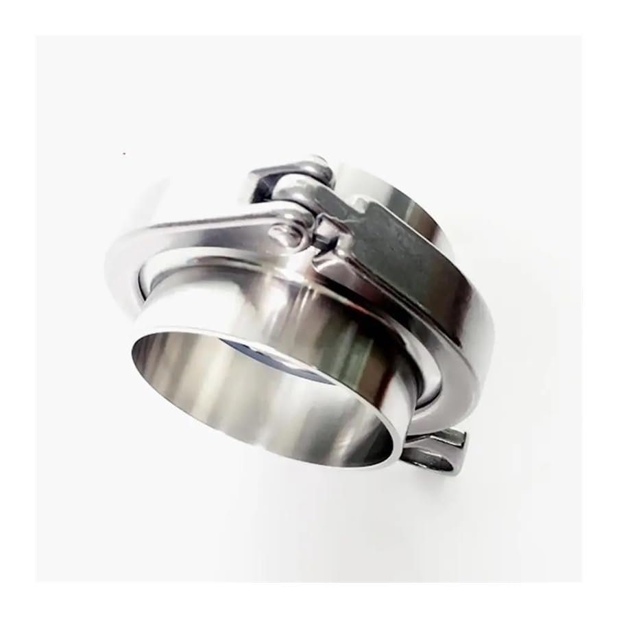 ICYJRFHLTF 2.5-inch Tri-Clamp for 60 mm Pipe OD, Stainless Steel