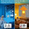 Generic Wind- and Soundproof Window Insulation Set, 3-Layer Thermal Curtain for Cold-Proof, Waterproof Windows, 80/100/120/180/200 cm, Thick Insulating Film, Red, 39 x 95 in/100 x 240 cm view 2