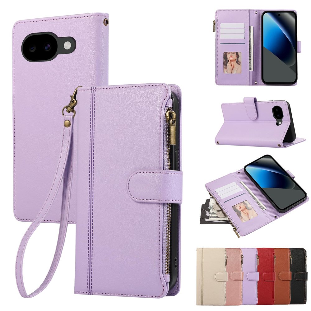 Rosbtib Wallet Case for Google Pixel 10a 5G, Purple