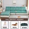 Universal Stretch Sofa Cushion Cover, Green 2 (L: 95–135 cm, W: 65–95 cm) view 2