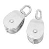 Aumotop 400 kg Load-Bearing Double Pulley Block, Heavy-Duty Stainless Steel M50 Wire Rope Pulley for Material Handling view 3