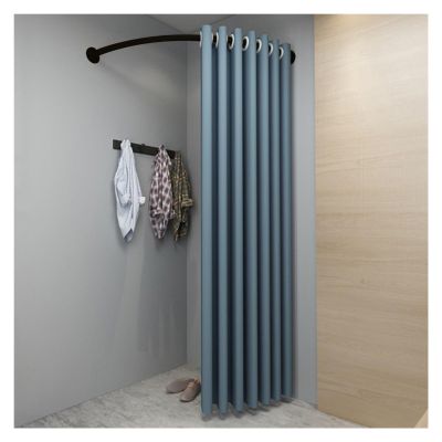 C-Shaped Curtain Rod for Dressing Rooms and Privacy