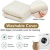 UICMNSI 5 cm Thick Bench Cushion Cover, Washable Removable Zipper Cover, 40 x 107 cm view 4