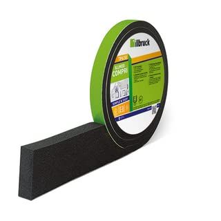 dubaust TP610 ECO Joint Sealing Tape, BG1 High-Performance Expanding Tape, Driving-Rain-Tight, Weather-Resistant, 15/4–5, 5.6 m/Roll, Gray