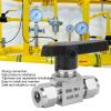 ERYUE 304 Stainless Steel High-Pressure Needle Valve, 3/8 in view 4