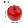 Luxylei 50 Artificial Mini Apples, Red Plastic Decorative Fruit view 3