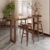 SEIFE Modern Solid Wood Bar Table, 240 cm/94.4 in, No Stools view 1