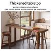 SEIFE Modern Solid Wood Bar Table, 240 cm/94.4 in, No Stools view 4