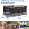 Waterproof 600D Oxford Patio Table Cover, 270 x 120 x 70 cm view 2