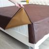 Waterproof Faux Leather Fitted Mattress Protector with Bed Skirt, 75 x 190 cm (30 x 75 in) view 2