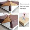Waterproof Faux Leather Fitted Mattress Protector with Bed Skirt, 75 x 190 cm (30 x 75 in) view 3