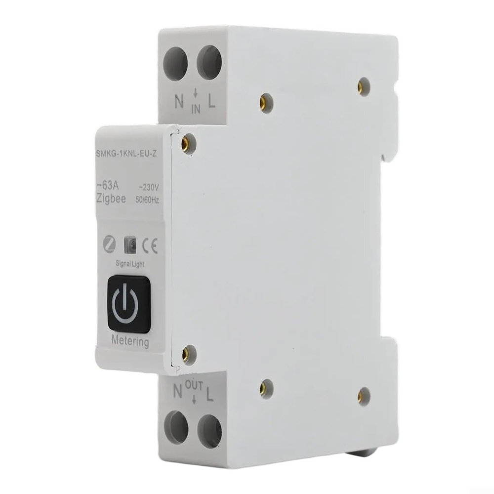 DIN Rail Circuit Breaker with Remote Control and Energy Monitoring