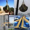 Canvas Cargo Net, Tear-Resistant Lifting Pad with Reinforced Handles, 1.52-Ton Capacity (150 × 150 cm) view 3