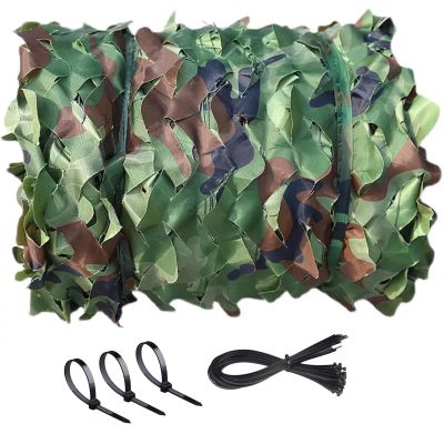 Generic Military Camouflage Net 2 x 3.0 m, 3 x 3.0 m, 4 x 6 m, 5 x 10 m, Sunshade for Outdoor Hunting, Camping and Decoration (W12 x H15 m)