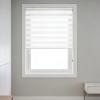 Double Roller Blind, No-Drill Clamp-Fit, 63 x 110 cm, White view 1