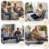 FORNIRO 24 Oslo Blue L-Shaped Sofa Bed view 3