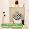 banjado Bamboo Toilet Seat with Soft-Close, 45.8 x 37.5 cm - Doodle Crazy view 3