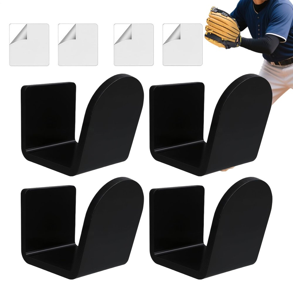 Baseball Glove Accessories, 4-Piece Acrylic Storage System, No...