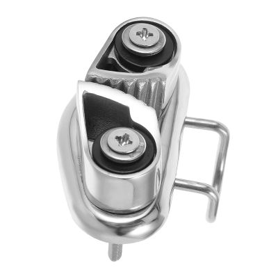 Homoyoyo Stainless Steel Quick-Mount Kayak Cleat, High-Gloss Polish, Marine Line Clamp for Sailboats, Canoes and Fishing Boats