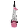 Segrehy Beach Bags, Large Cotton Mesh Storage Bags for Beach, Picnics, Barbecues, Camping, Pink view 2