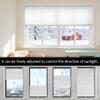 Pleated Blind 50 x 205 cm, White, Light-Blocking, Privacy and Sun Protection, No-Drill Clamp-Fit view 4