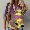 pvucpot Women's 1970s Disco Costume Blouse view 2